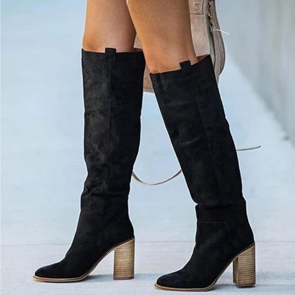 Mi.iM Black Heeled Boots